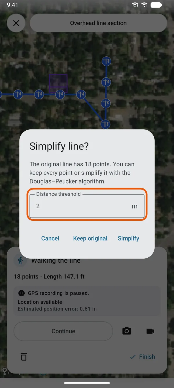 Simplify or keep the original line.